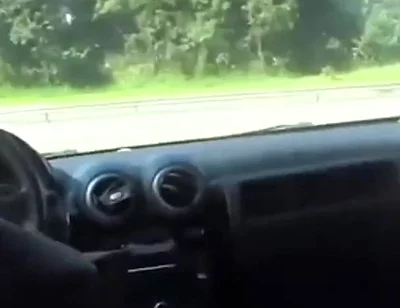 Jerking off in the Car