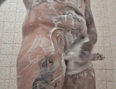 Thugged Out Mexican Jacking off in Showers