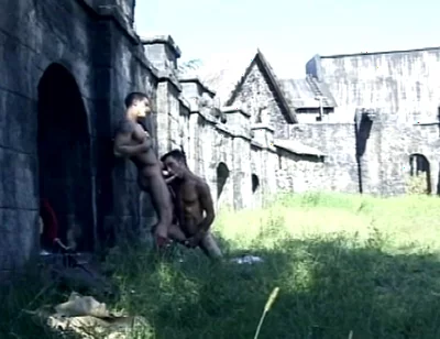 Young Hung Muscle Stud Pounds His Lover Anal Outdoors and Shoots a Thick Cumshot
