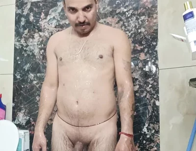 Indian Desi Police Officer Stepfather Get Suckiing and Shower with Neighbour Stepfather and Army Officer Stepfather