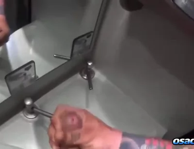 Masturbating Inside the Bus Bathroom