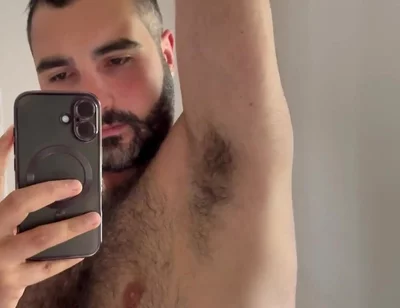 Giving a Sniff to My Hairy Pits After the Gym