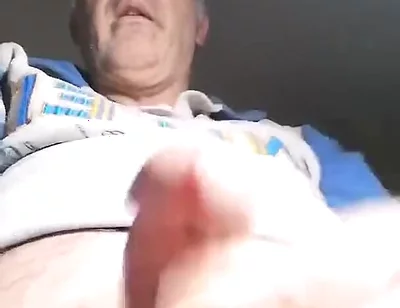 A Quick with Cumshot Just Got up From the Hot Bed