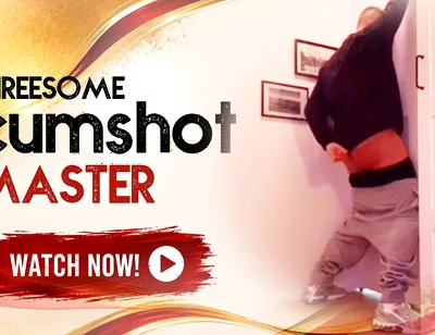 Threesome Cumshot with Master