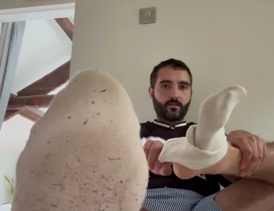 Sniffing My Overused Socks After the Gym!
