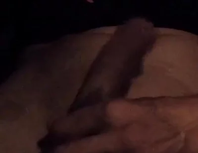 Wife Drives Me Around Town While I Jerk My Cock with My Tits Out