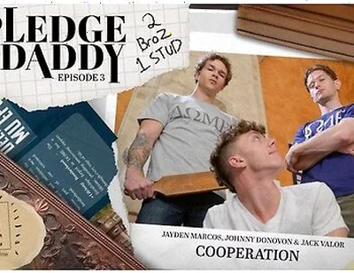 Pledge Stepdaddy 3 Double Domed Twink Jock Spanked & Dapd With Johnny Donovan, Jack Valor And Jayden Marcos