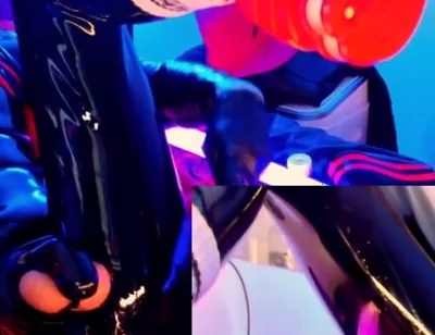 I Love the Black Full Body Latex Suit