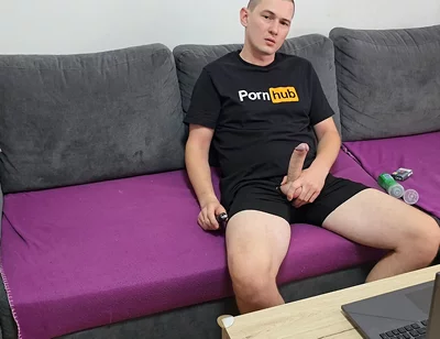 Horny Big Dick Guy - Hot Masturbation, Intense Orgasm and Massive Cumshot
