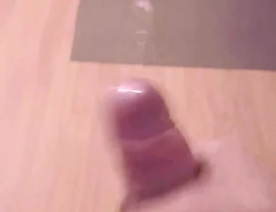 Stretching and Horny Cum