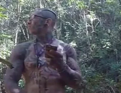 Handjob in the Waterfall Cumming with Soft Cock