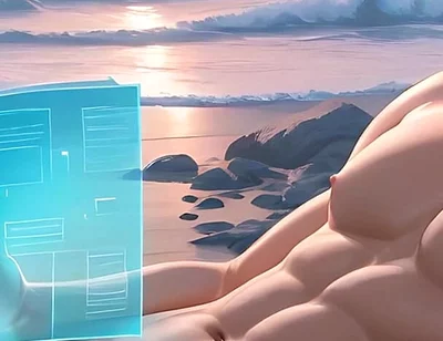 This Cute Shy Book Lover on Beach Rocks Will Drive You Wild