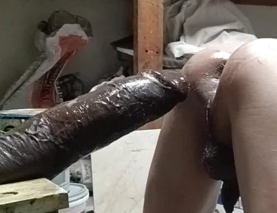 Always Against a Huge Dildo
