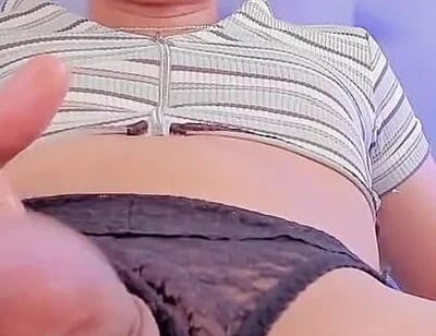 Foamy Cock After Cumming Plays with Her Cock