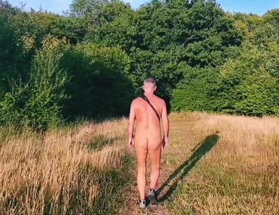 Naked Outdoor Walking
