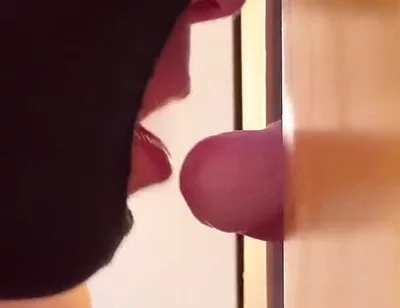 Small Balkan Cock Squirts All Full at Gloryhole