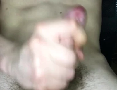 Young Man Jerking off His Big Cock
