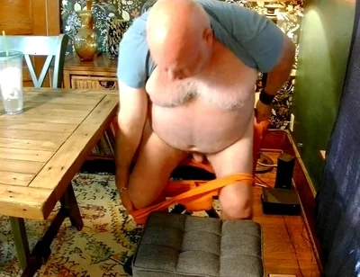 Quick Jerk in Orange Jock