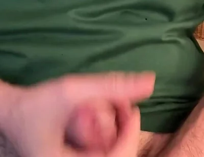 Edging My White Cock with Cum as Lube