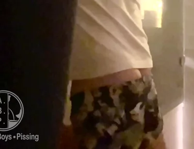 Caught Pissing on His Friend in the Bathtub