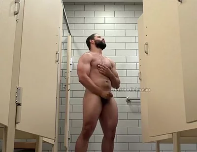 Beefy Muscle Locker Room Showers