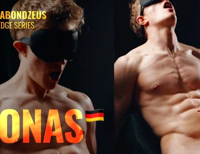 German Twink Blonde Jonas Edging
