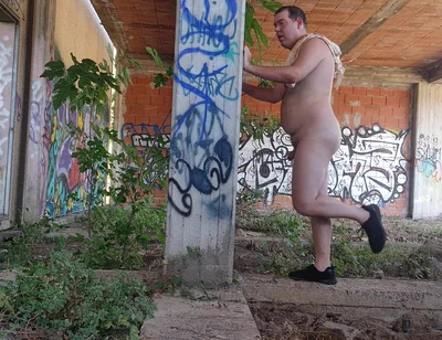 All Naked on a Construction Site