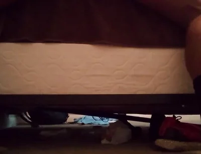 Amazing Anal Penetration on Sex Toy on Edge of Bed
