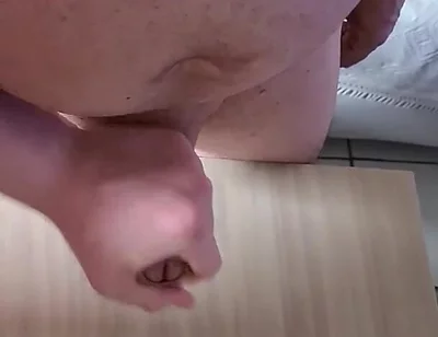 Boy Giving Daddy a Helping Handjob