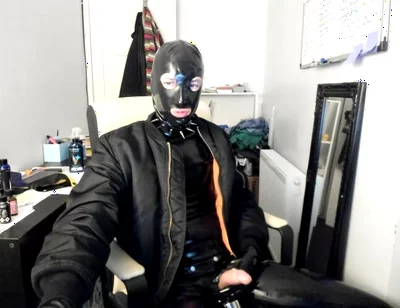 British rubber boy handjob