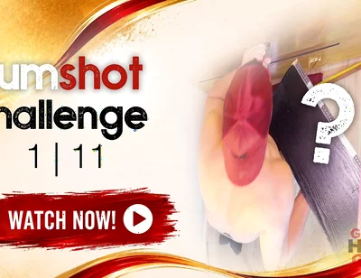 Cumshot Challenge at Gloryhole