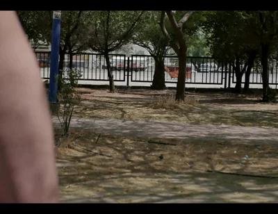 Arab Kuwaiti Exhibitionist Cruising Fully Naked in Park