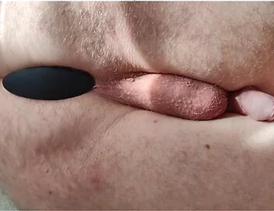 Anal Play With Silicone Butt Plug