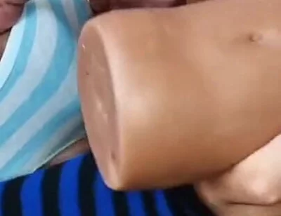 Femboy's Pussy Holes Filled with Cum From Two Huge Cocks