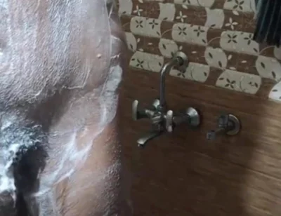 Mayank Taking Shower and Pissing
