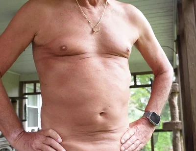 Grandpa on the Porch