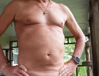 Grandpa on the Porch