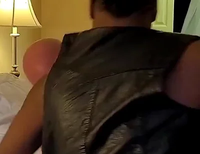 Bear Worships Leather Man