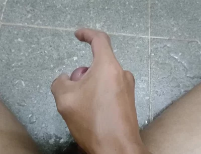 Ind Boy in Bathroom