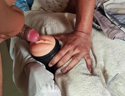 Boy Fucked the Sex Toy Extreme Way Put Whole Dick Inside