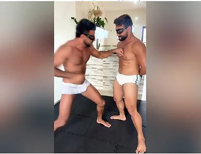 Tall Alpha Smashes Core: Intense Deep Gut Punching & Height Difference (extended)