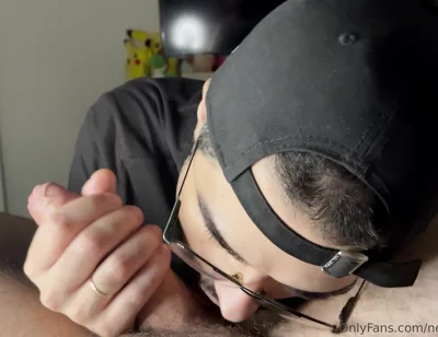 Getting Huge Cumshot in Mouth From My Friend Big Dick