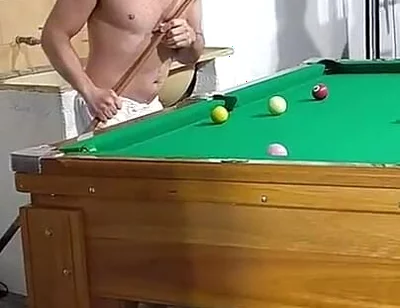 Me, Carmona, Opaido Carmona and Viking De Taubaté Started a Game of Pool Naked
