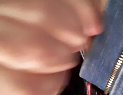 Jerking in New Red & Black Leather Jacket
