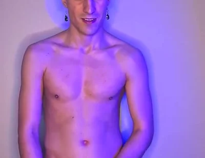 Green-haired Twink Strokes It Standing