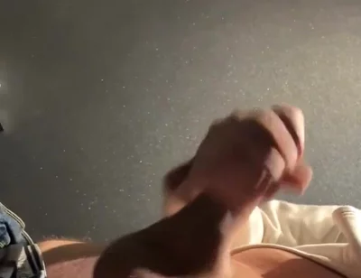 Was so Horny at Work - Had to Go to the Bathroom and Jerk My Cock a Bit
