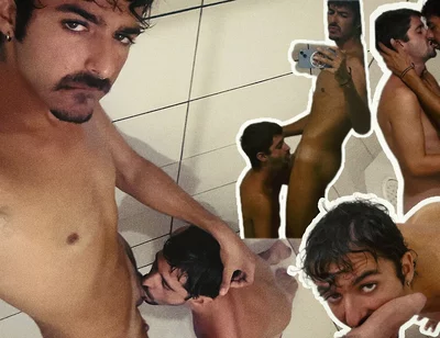 My Straight Friend and I Lose Control in the Shower…