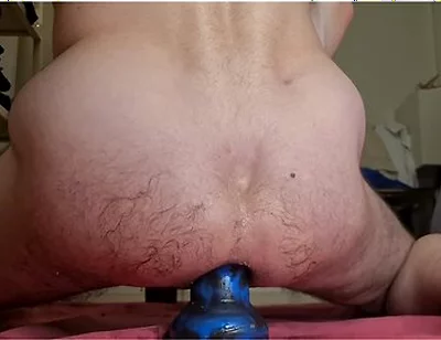 Extreme Anal Stretching With My Huge Blue Egg Plug
