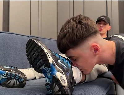 Bottom Sniffs Sweaty Socks And Gets A Creampie