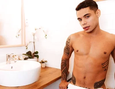 Hard in the Bathroom
